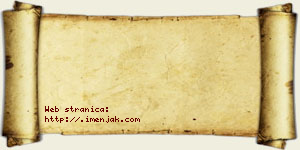 Matija Jakupi vizit kartica